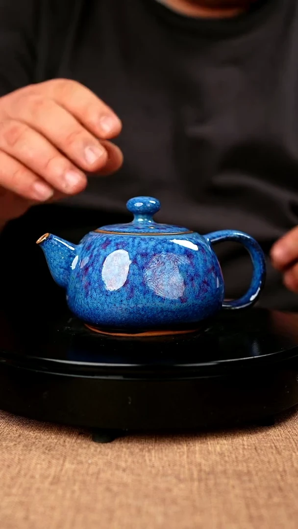 【闪购商品】568#国工一级品原矿钧瓷炉钧釉中原壶