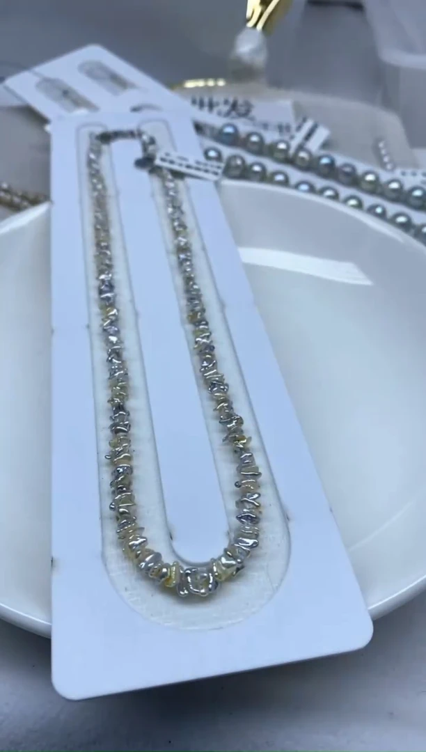 未镶嵌颈饰海水珍珠混彩