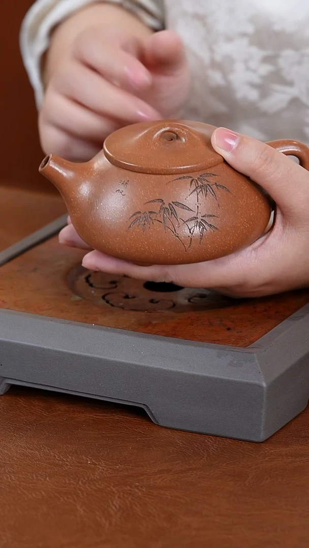 茶壶紫砂蟹黄段景舟石瓢