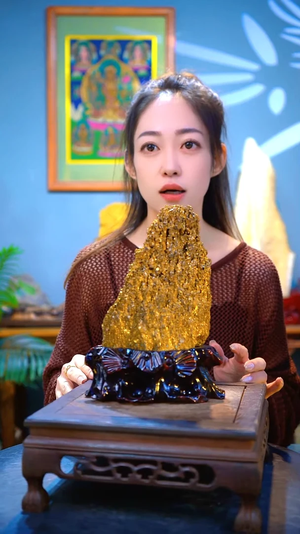 石材精品斑铜矿 石头摆件