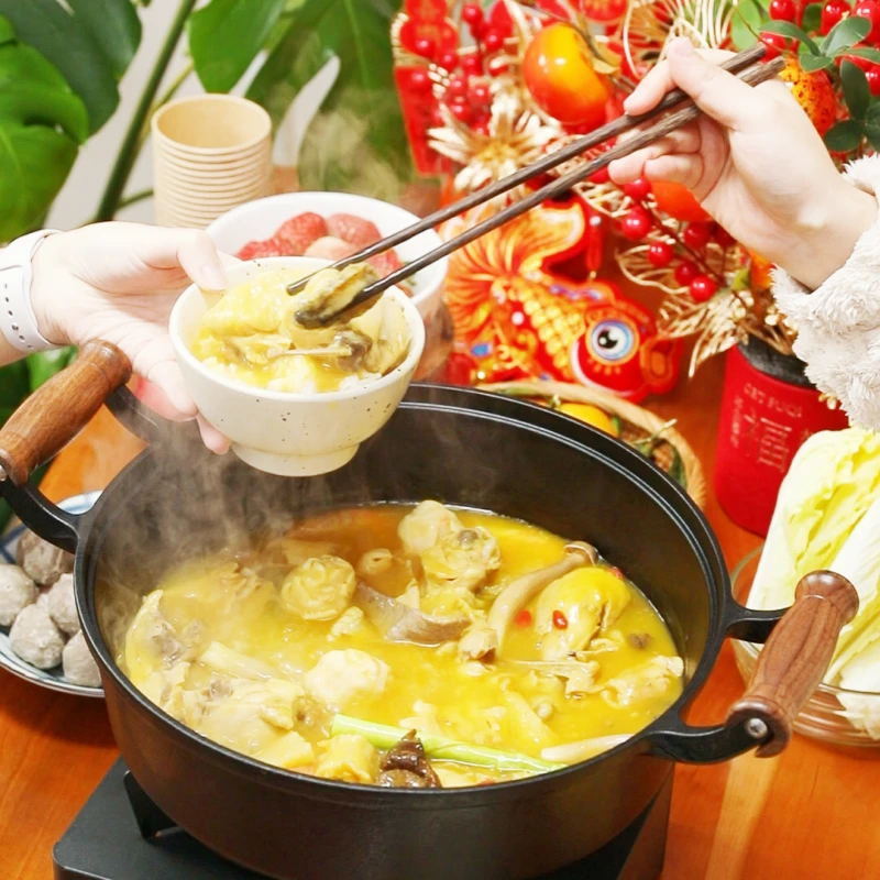 【临期清25年12月到期】金汤花胶鲍鱼鸡1.8kg/盒 硬菜加热即食