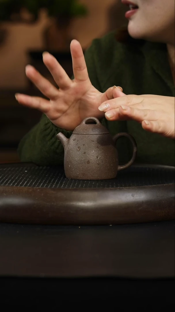 茶壶紫砂富贵土 秦权 210-220cc左右