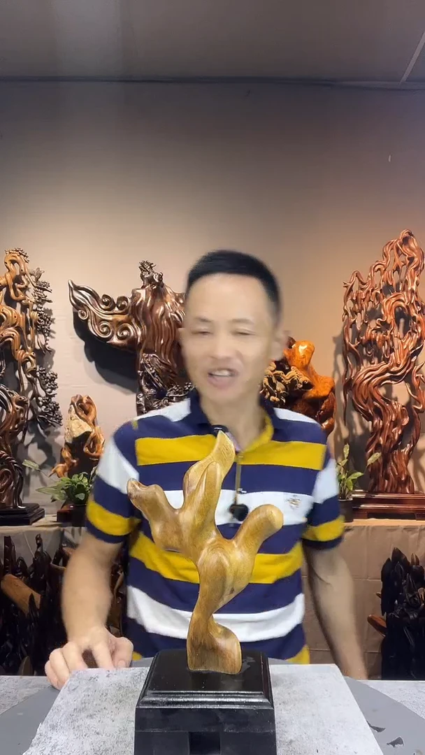 金丝楠心****”小叶桢楠随行摆件52