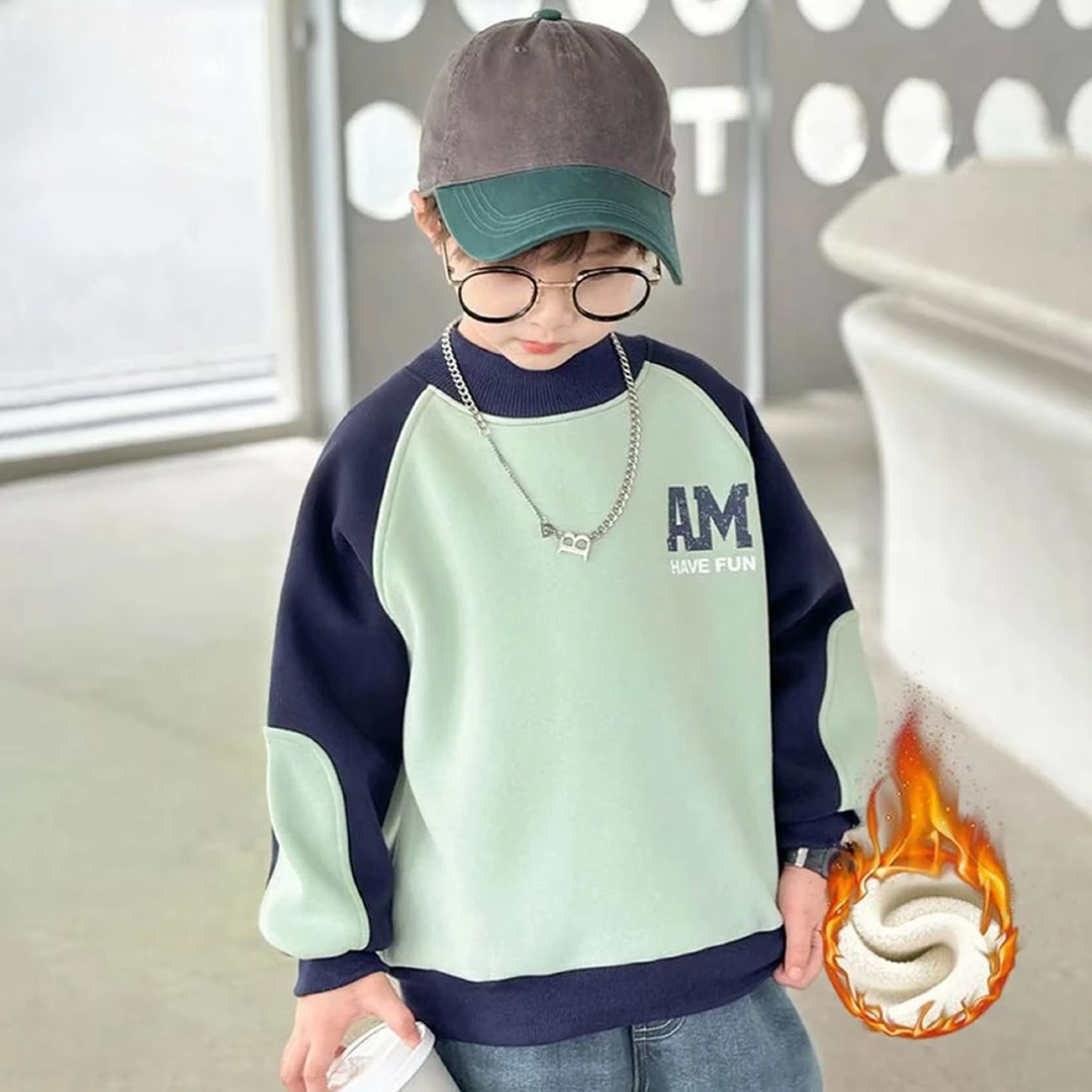 B6-414御儿童秋冬加绒卫衣(YB10159)