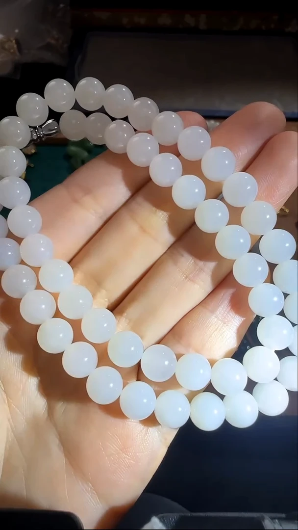 项链银S925镶嵌和田玉和田玉女神链