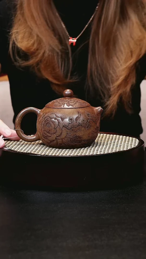 茶壶紫砂宜兴茶壶h70608