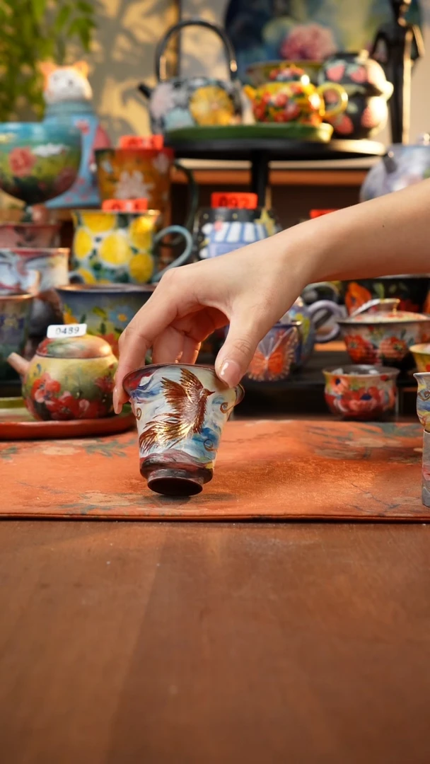 瓷片景德镇手工手绘402