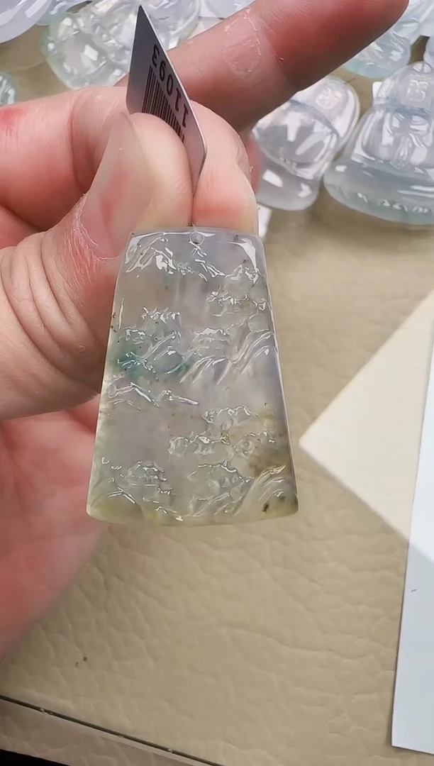 颈饰未镶嵌翡翠缅甸翡翠a货
