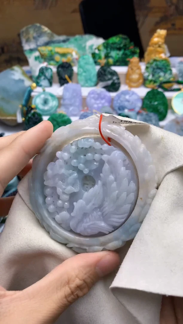 颈饰未镶嵌翡翠天然A货翡翠