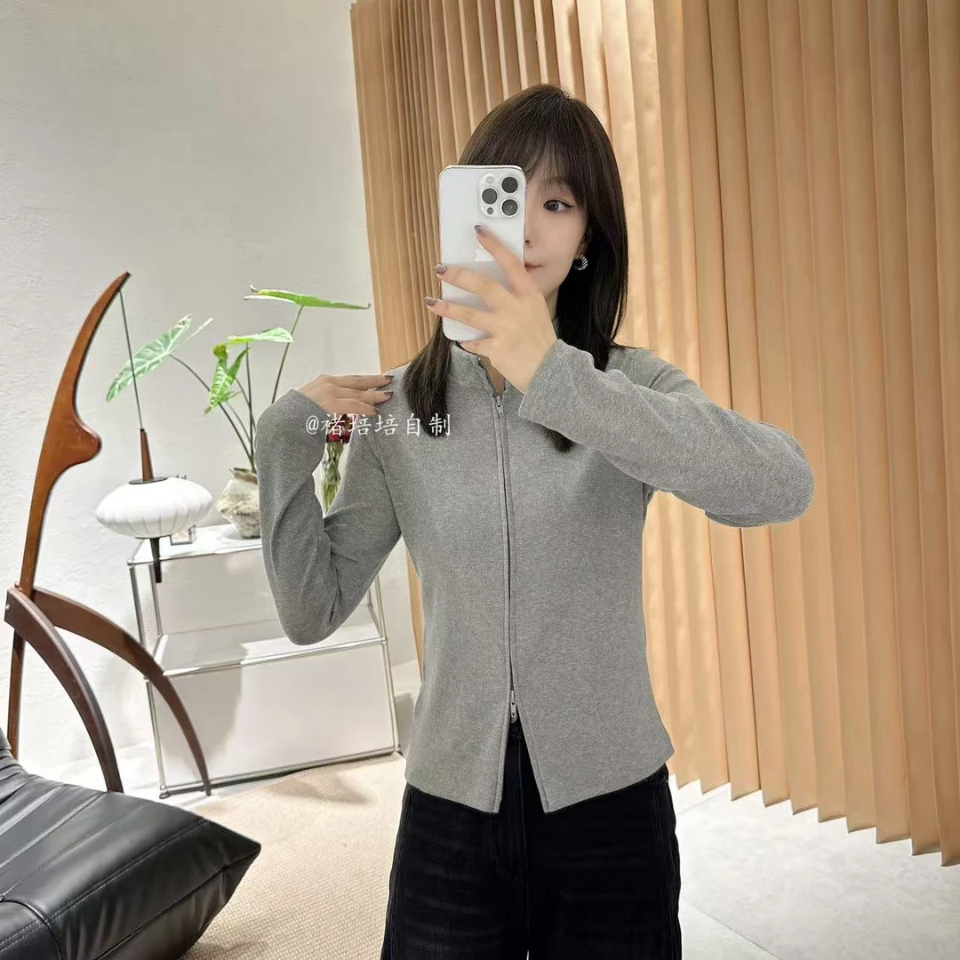 【褚培培自制】秋冬原创加厚保暖打底针织开衫软糯亲肤棉柔针织衫