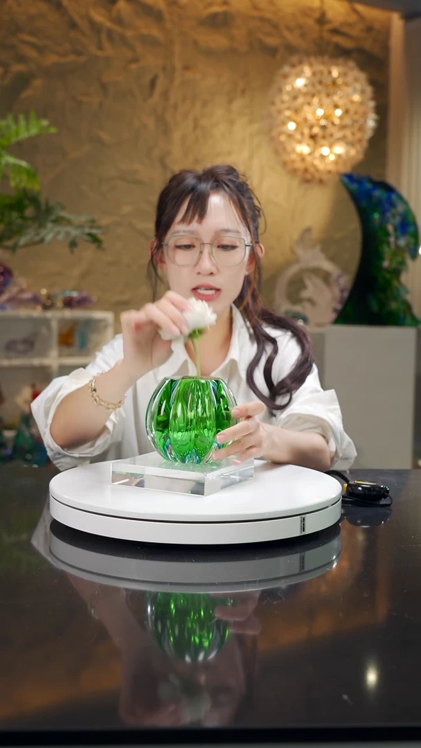 手工艺品琉璃蓝绿南瓜香薰瓶