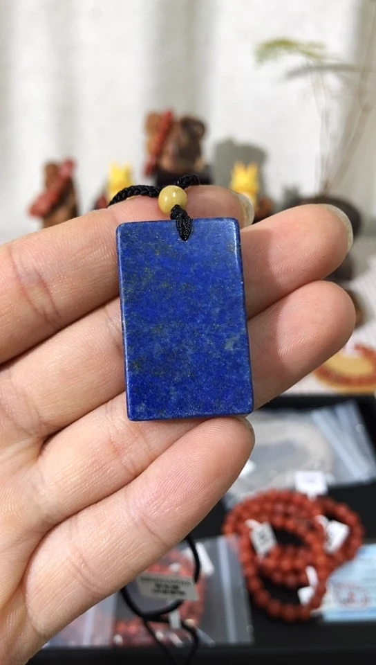【闪购商品】青金石吊坠(不含链)未镶嵌开心过好每一天