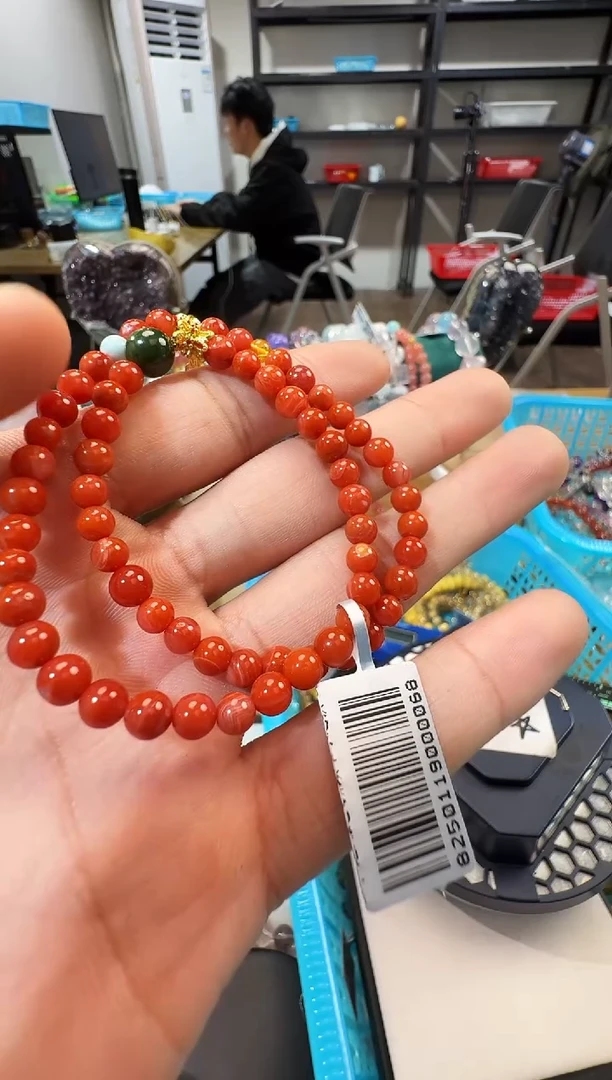 未镶嵌手链南红玛瑙晶1417 约5mm