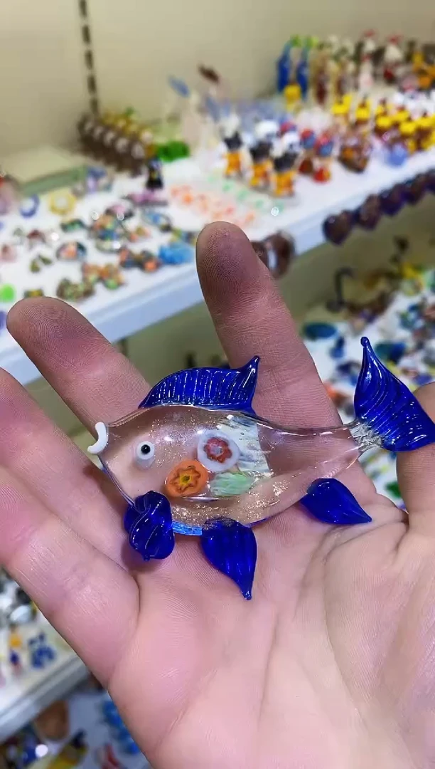 【闪购商品】琉璃手工艺品大鱼