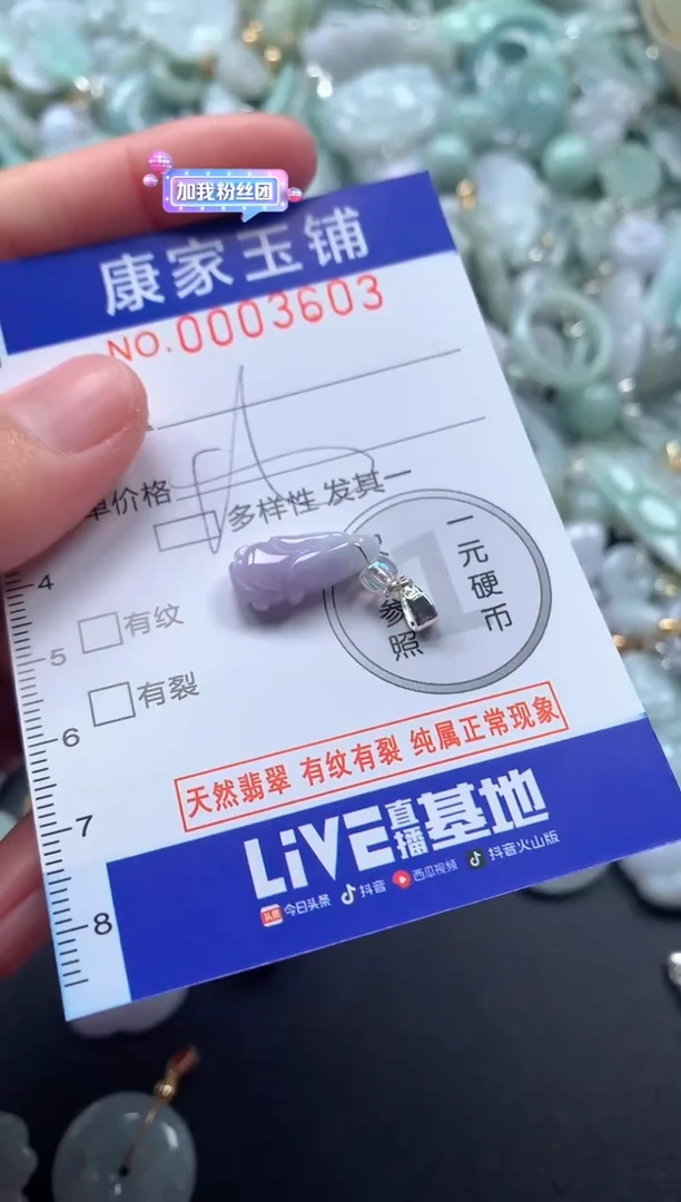 颈饰未镶嵌翡翠3603