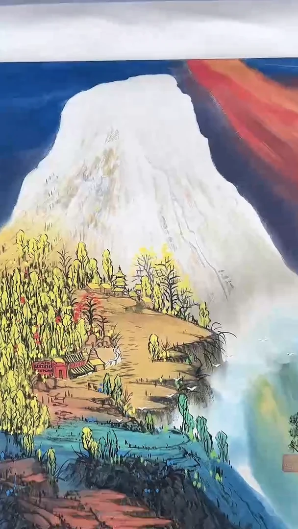 【闪购商品】绘画杨风顺绘画2.7平尺山水