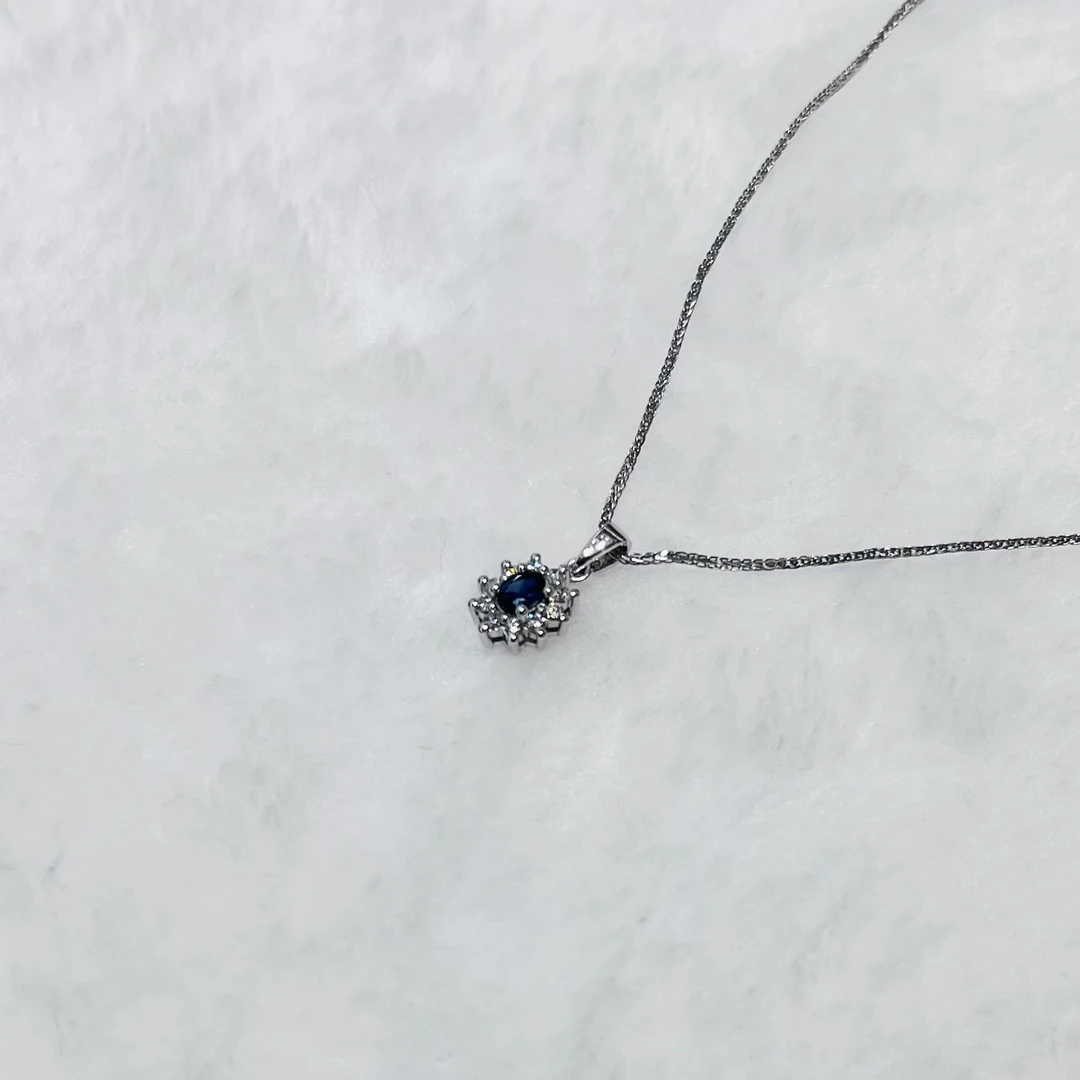 【暹罗珠宝】天然蓝宝石吊坠LBSDZ-VRS3.5X4.5 1010