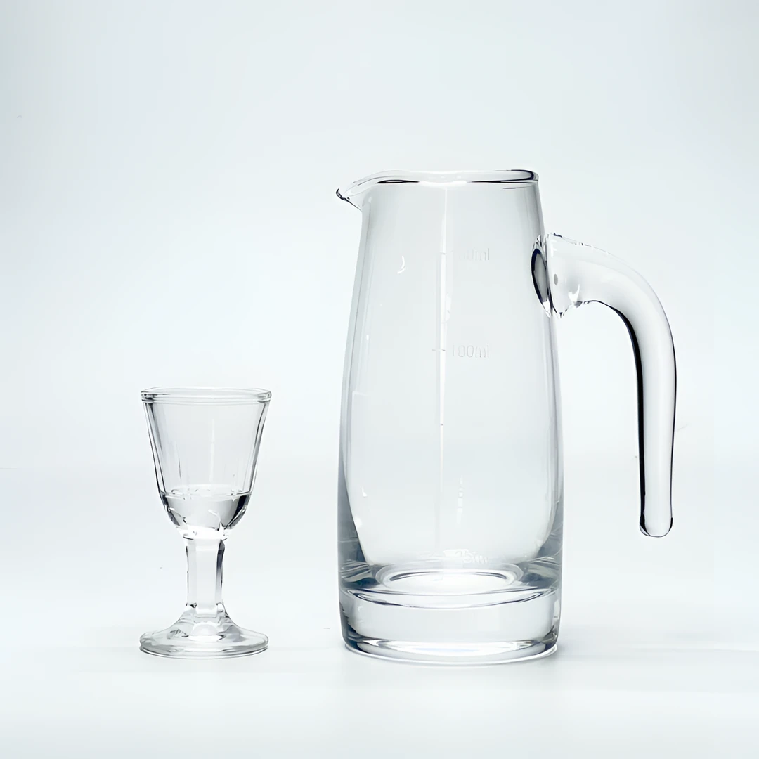 150ml玻璃厚底分酒器3两分酒壶小酒杯分酌壶分流壶酒壶烈酒一个