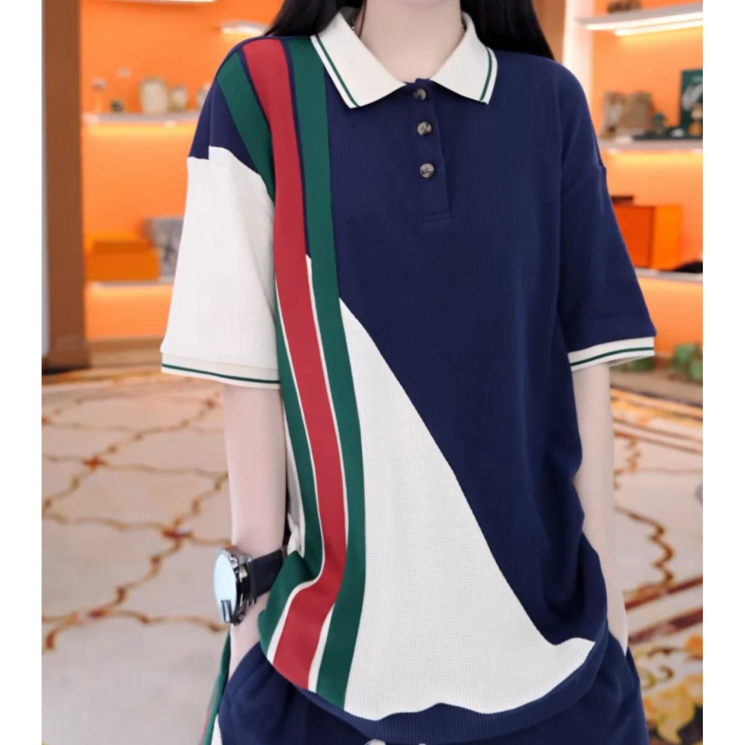 【艳公子】夏季休闲百搭情侣款个性短袖T恤 S253018