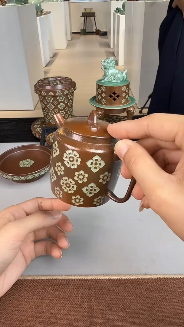 青瓷手工茶器包邮