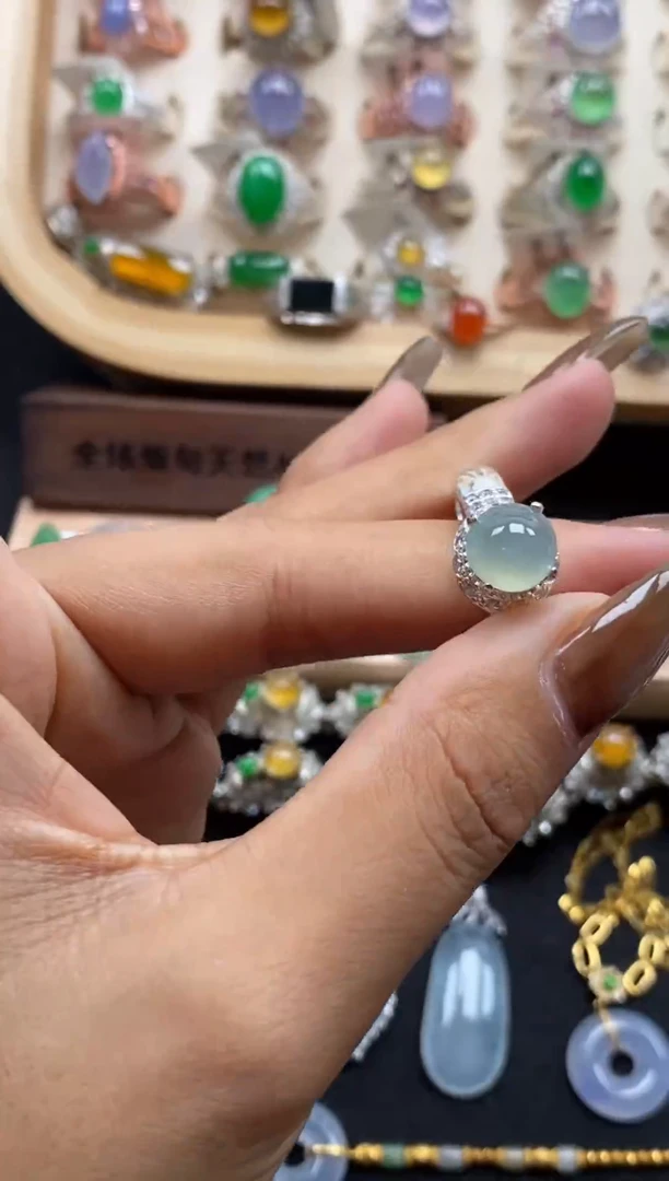 未镶嵌戒指翡翠缅甸天然a货翡翠