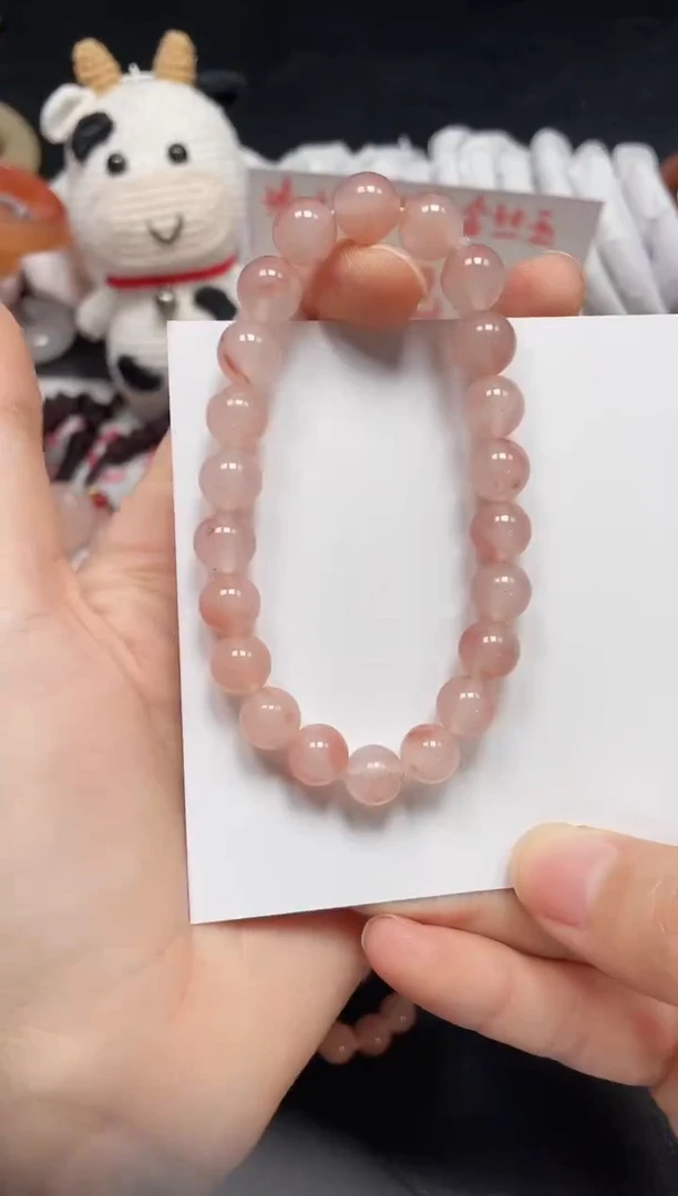 【闪购商品】石英质玉手链未镶嵌桃花卡8