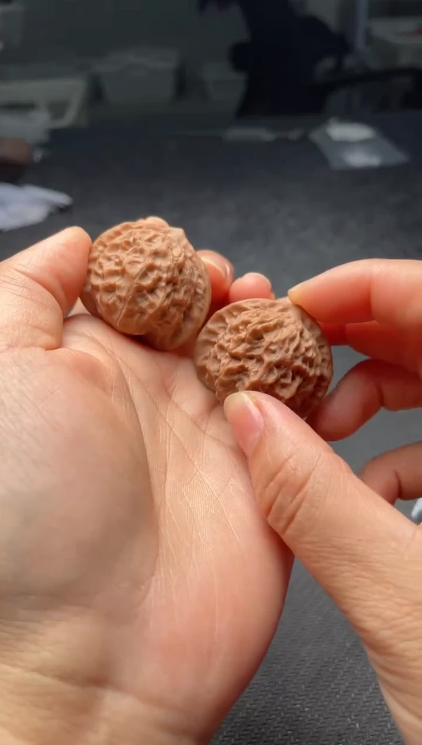 把件文玩核桃w153  瓷娃娃  35尺