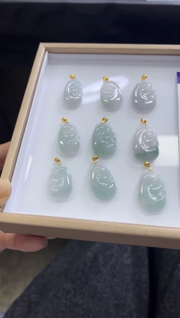 颈饰未镶嵌翡翠E14/多样性发一件/配绳子