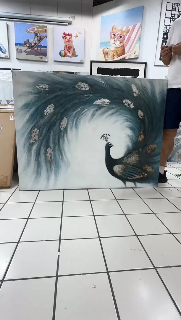 168现代艺术装饰画油画90cm*120cm