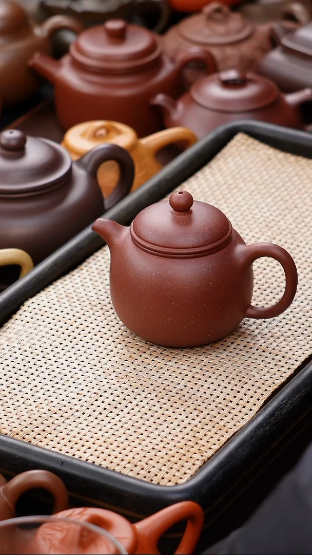 茶壶紫砂紫泥匏尊200毫升