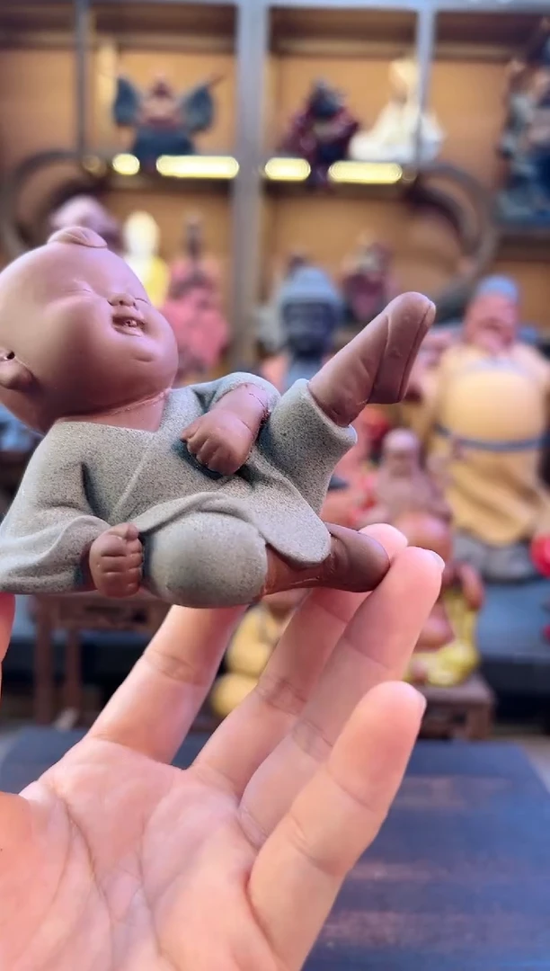 紫砂茶宠器闵紫砂茶宠摆件