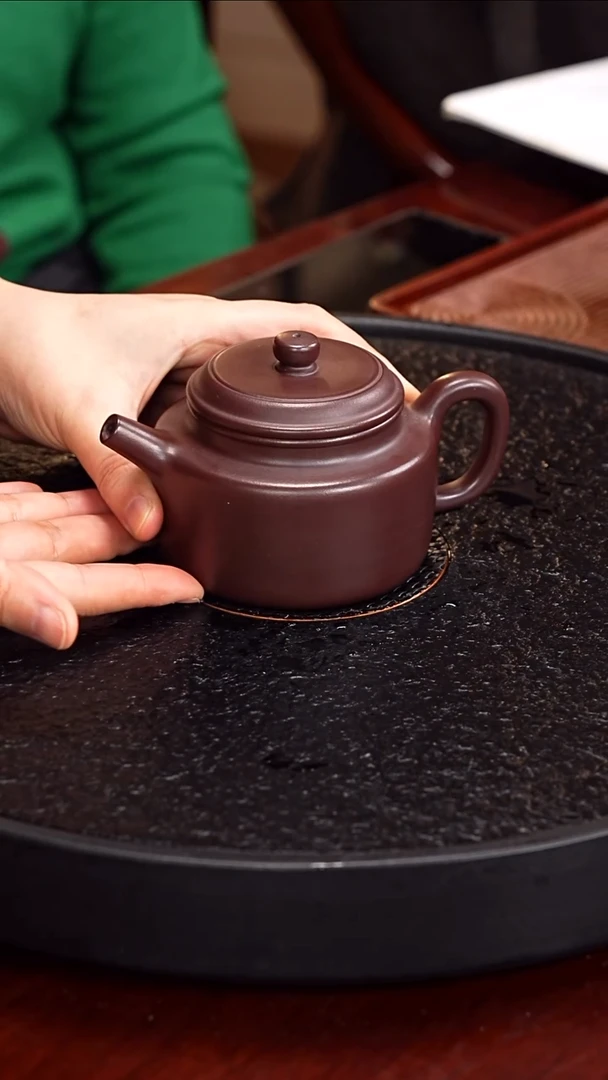 茶壶紫砂邵映华 德钟46 邵家紫泥 300毫升 拍拍证书 出馆证明 拓