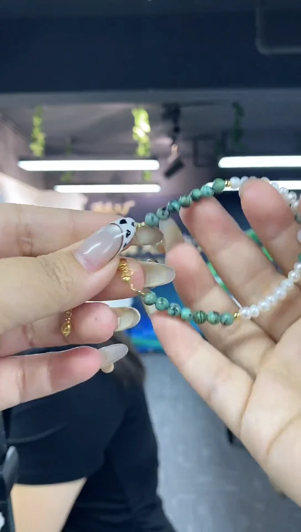 未镶嵌手链淡水珍珠多样性发其一颜色微差