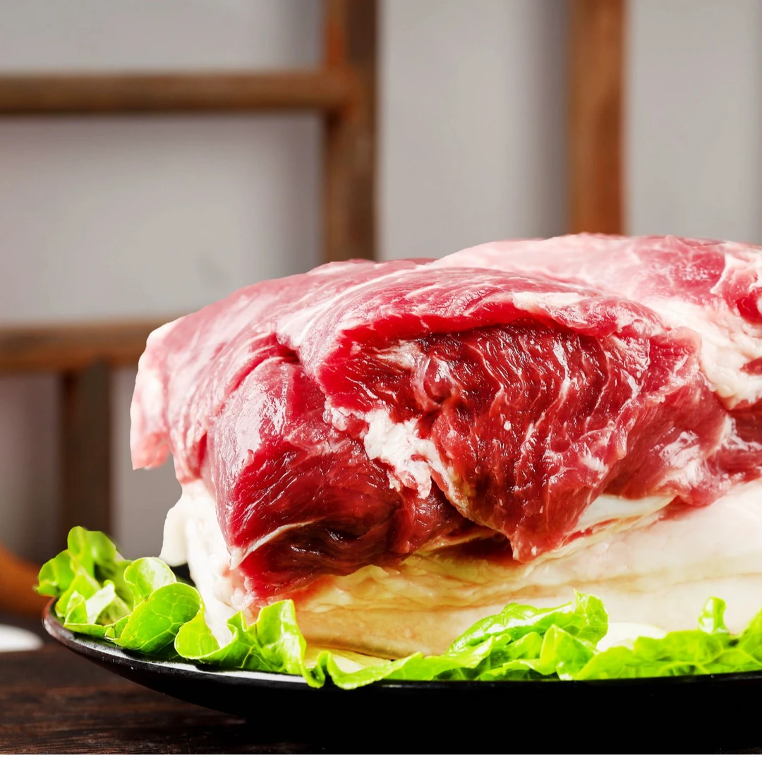 涪陵黑猪带皮前腿肉现杀黑猪生鲜大块鲜肉生鲜特快包邮