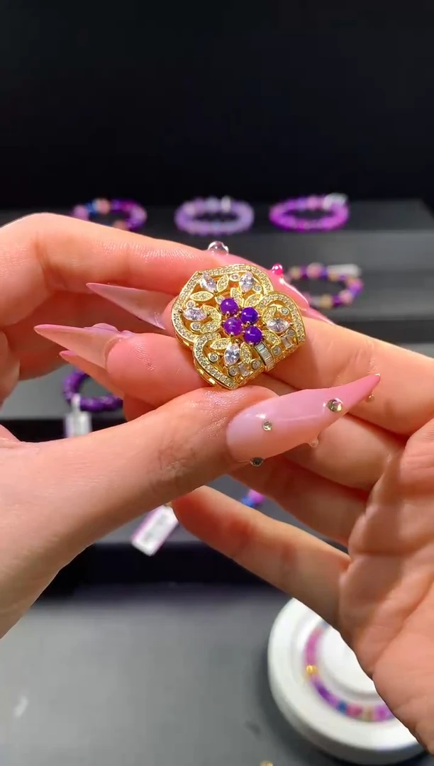 苏纪石（舒俱来）银S925镶嵌.吊坠