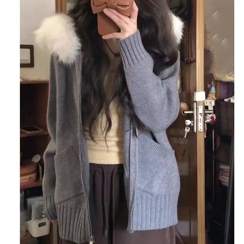 【香姐精品】2025年新款韩系加厚洋气针织小香风外套-2568