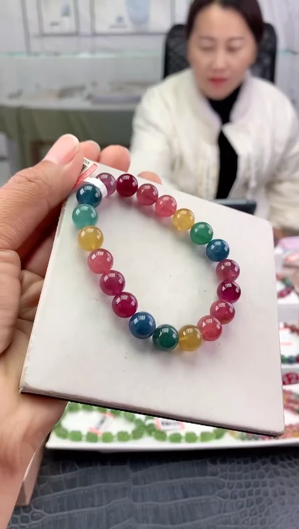 未镶嵌手串碧玺多样性发一条