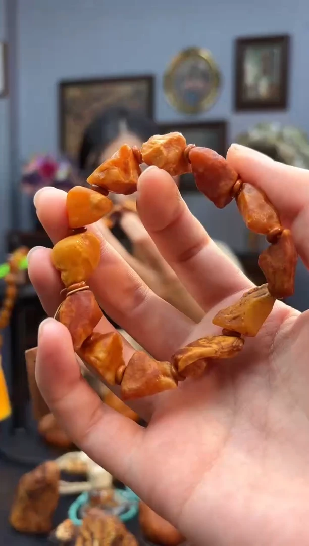 手串琥珀未镶嵌手串