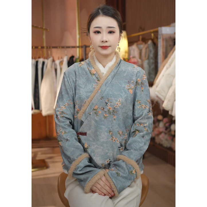 《月姝 -打底衫》新中式提花国风休闲百搭高定打底衫