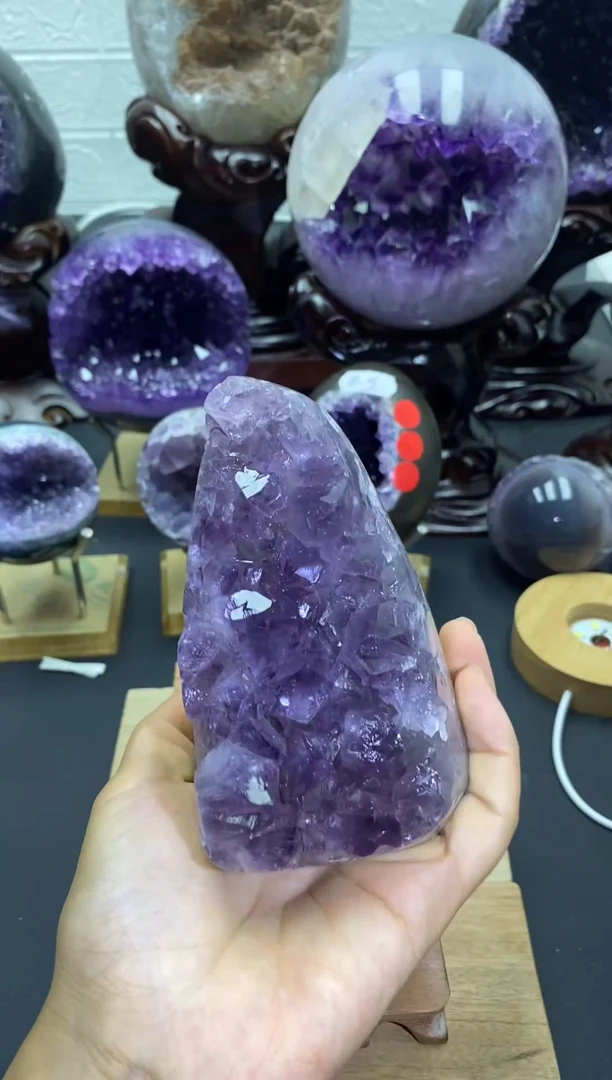 未镶嵌紫晶大型摆件（非配饰）318号摆件