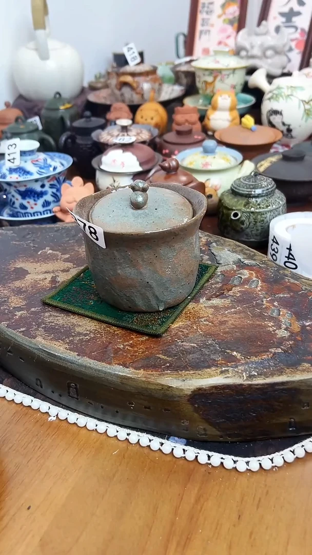 【茶瓷物语】陶泥盖碗