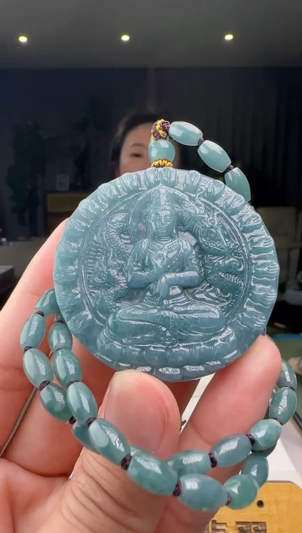 【闪购商品】翡翠吊坠(赠链)未镶嵌多样性发一XM@@60B7J11765K