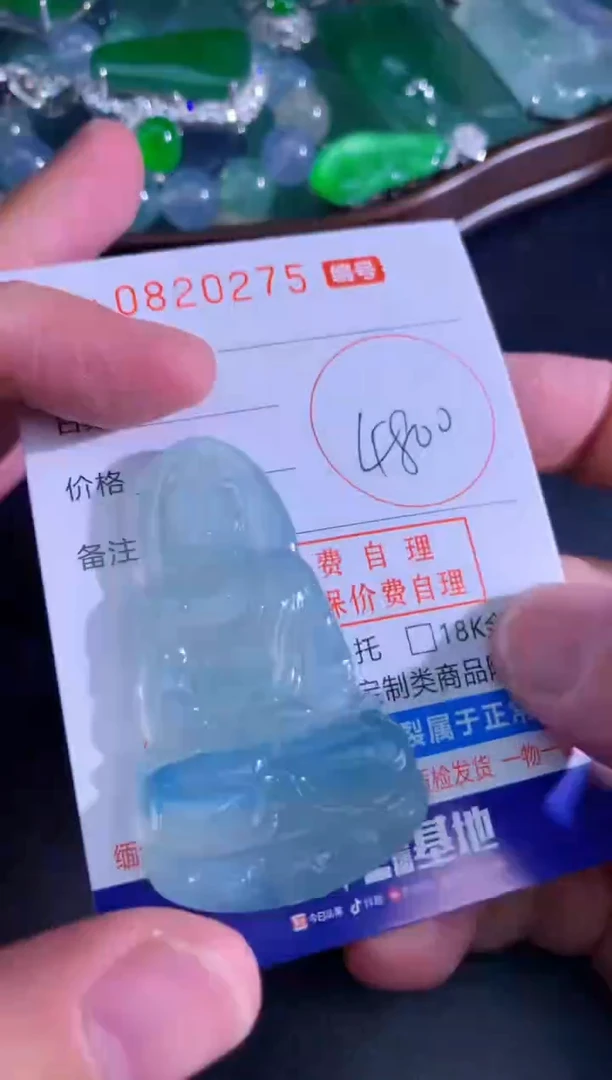 颈饰未镶嵌翡翠天然A货翡翠