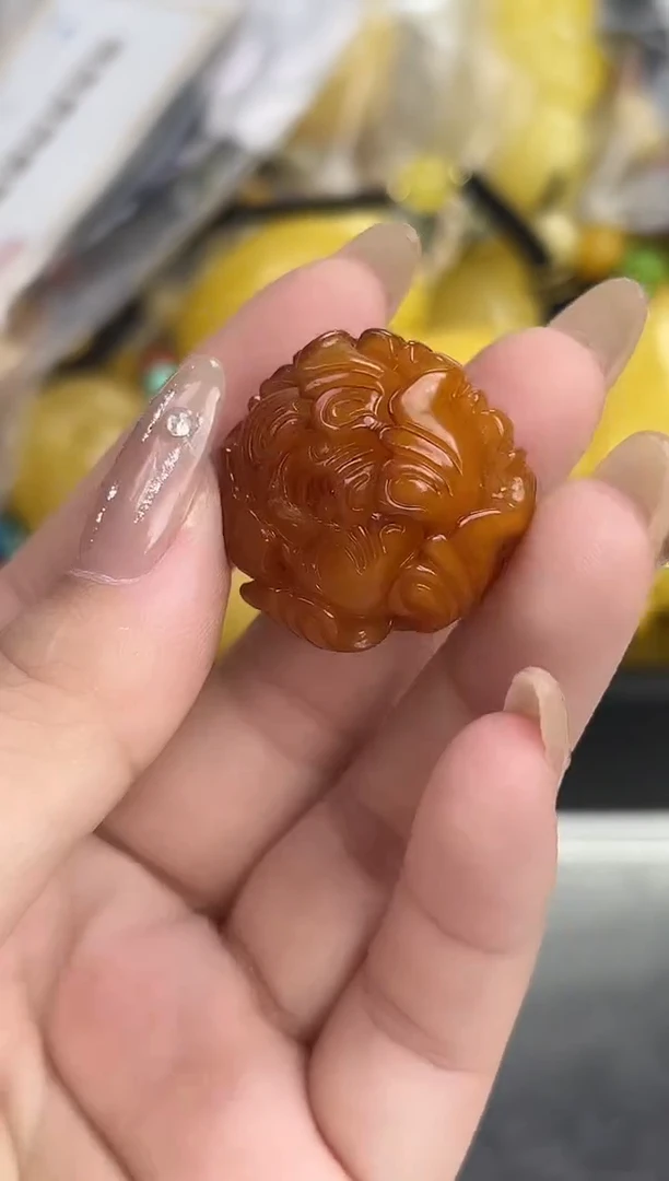 裸石琥珀未镶嵌天然琥珀蜜蜡吊坠