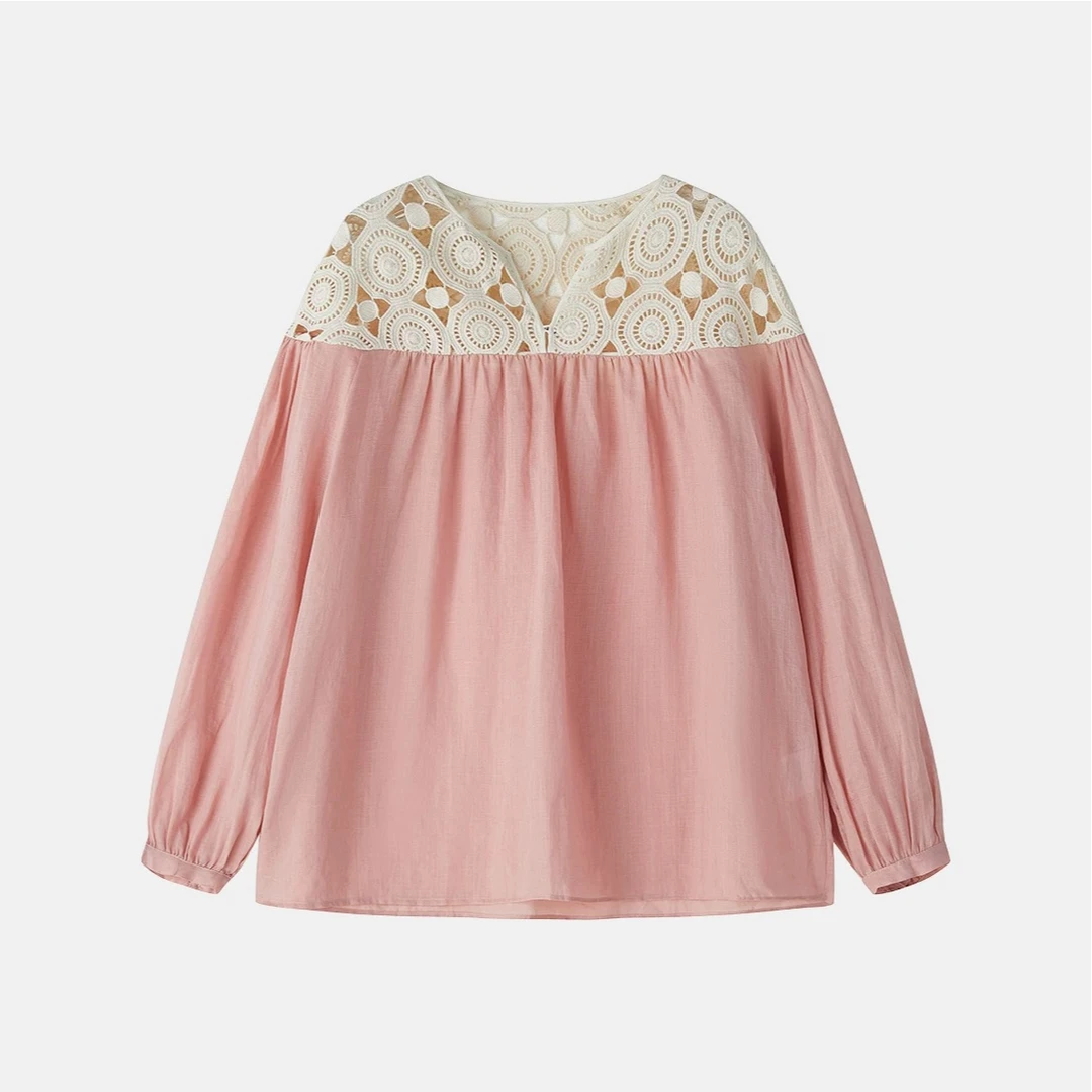 D31256南油爆款拼接撞色长袖休闲女T恤