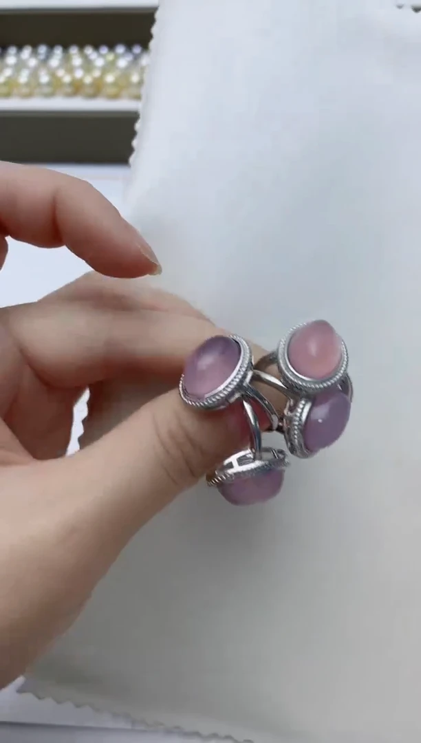 【闪购商品】海蓝宝石戒指银S925镶嵌A49商品多样性发其一