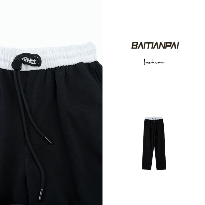 【Y7721】高级感轻奢百搭加绒休闲裤1