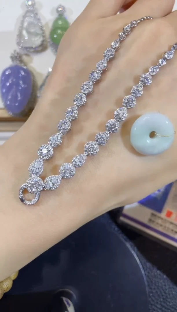 颈饰银S925镶嵌翡翠多人多样性发货1件3