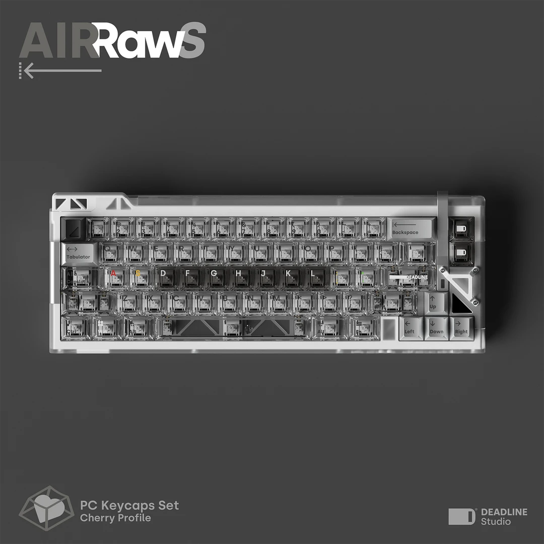 [现货]DEADLINE AirRawS/空色 透明PC键帽 DDL客制化