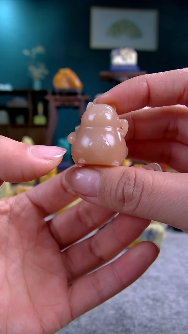 【闪购商品】老挝石芙蓉体招财猫摆件1.8*1.8*2.9